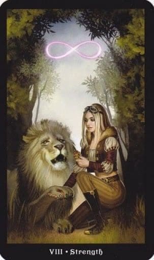 Força tarot cartas adivinhação futuro sorte conselho magia Tarô