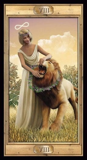 Força tarot cartas adivinhação futuro sorte conselho magia Tarô