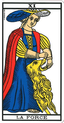 Força tarot cartas adivinhação futuro sorte conselho magia Tarô