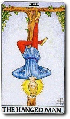 enforcado tarot adivinhação esoterismo simbolismo