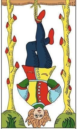 enforcado tarot adivinhação esoterismo simbolismo